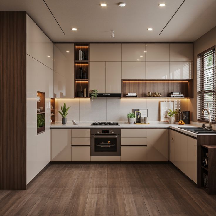 Modern kitchen cabinetry
